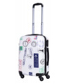Mała walizka kabinowa podróżna Policarbon POST S