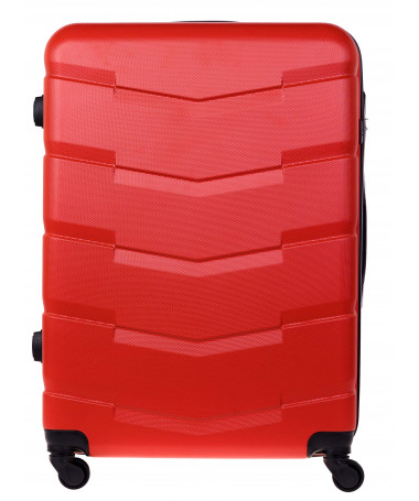 Duża walizka podróżna Barcelona RED L