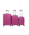 Komplet Walizek Amsterdam 3szt. PURPLE