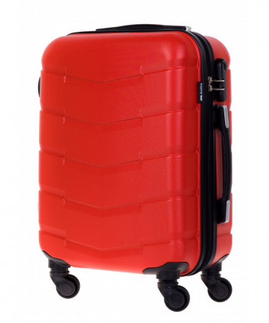 Mała walizka kabinowa podróżna Barcelona RED S