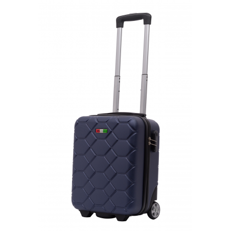 Mała walizka kabinowa FRRE TO PLANE Amsterdam DARK BLUE