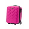 Mała walizka kabinowa FRRE TO PLANE Amsterdam PINK XS