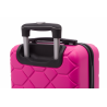 Mała walizka kabinowa FRRE TO PLANE Amsterdam PINK XS