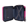 Mała walizka kabinowa FRRE TO PLANE Amsterdam PINK XS