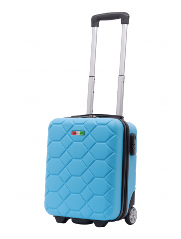 Mała walizka kabinowa FRRE TO PLANE Amsterdam TURKUS