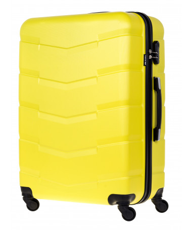 Duża walizka podróżna Barcelona YELLOW L