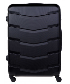 Duża walizka podróżna Barcelona BLACK L