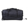 DUŻA TORBA PODRÓŻNA MATERIAŁOWA BAGIAPREMIUM 125L NADWÓCH KOŁACH KIESZENIE