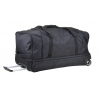 DUŻA TORBA PODRÓŻNA MATERIAŁOWA BAGIAPREMIUM 125L NADWÓCH KOŁACH KIESZENIE