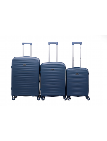 Komplet Walizek Podróżnych BAGIA TRAVEL 3 szt. DARK BLUE