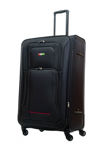 DUŻA WALIZKA MATERIAŁOWA 130L BAGIA WALIZKA PREMIUM BLACK