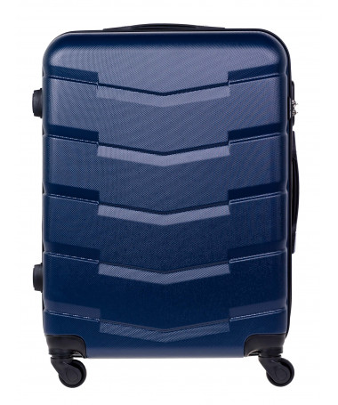 Średnia walizka podróżna Barcelona DARK BLUE M