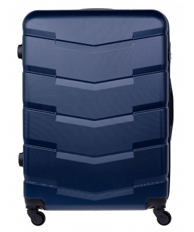Duża walizka podróżna Barcelona DARK BLUE L