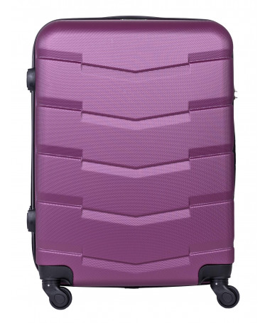 Średnia walizka podróżna Barcelona PURPLE M