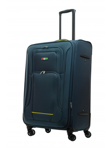 DUŻA WALIZKA MATERIAŁOWA 100L BAGIA DARK GREY