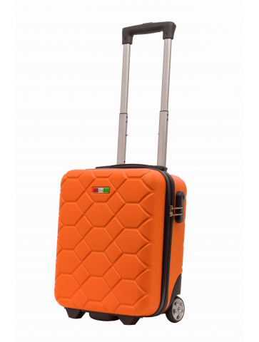 Mała walizka BAGIA AMSTERDAM XS ORANGE