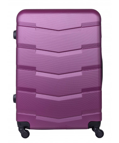 Duża walizka podróżna Barcelona PURPLE L