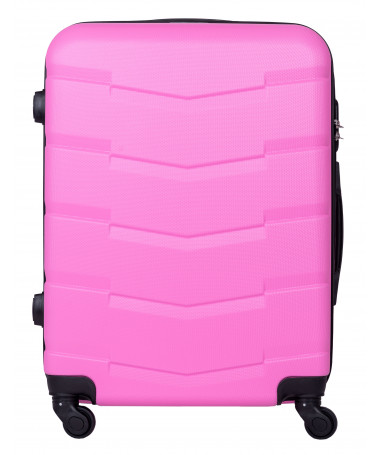 Średnia walizka podróżna Barcelona PINK M