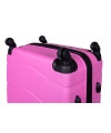 Duża walizka podróżna Barcelona PINK L
