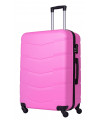 Duża walizka podróżna Barcelona PINK L