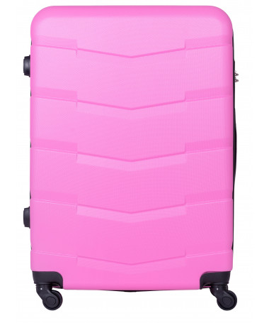 Duża walizka podróżna Barcelona PINK L