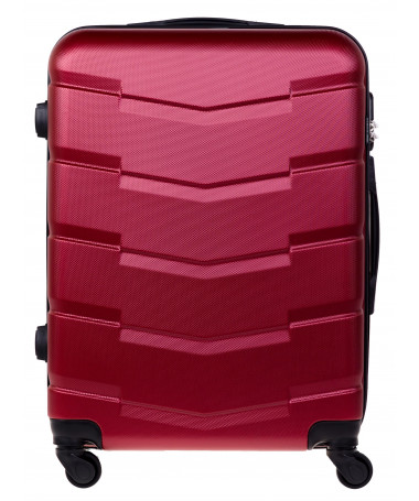 Średnia walizka podróżna Barcelona Red Wine M