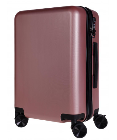 Mała walizka kabinowa HEARTH ROSE GOLD + Pokrowiec